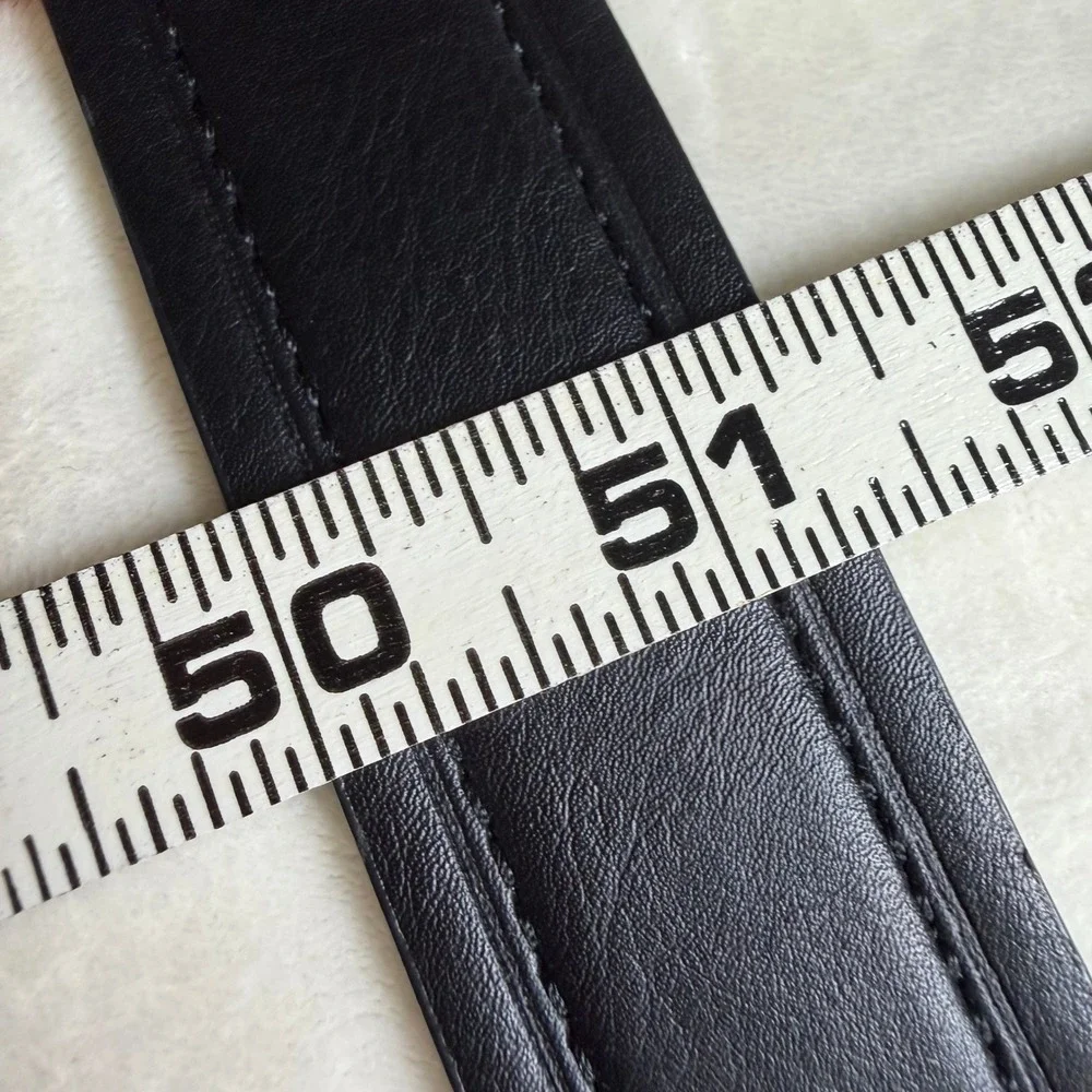 Dickies Reversible Belt Men 50-52 Black Brown PU Coated Leather Swivel‎ Buckle